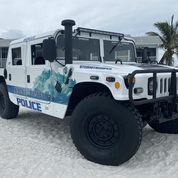 Holmes Beach Hummer not just for show