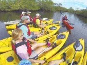 Kayakers at Robinson Preserve