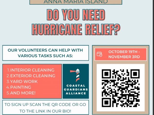 Volunteer hurricane cleanup available