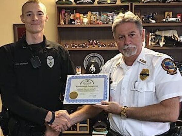 Devon Straight named Officer of the Year