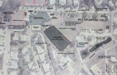 Holmes Beach city field update map