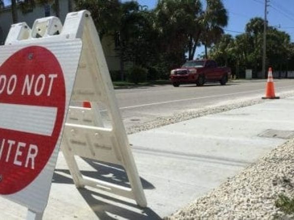 Anna Maria multi-use trail barricade
