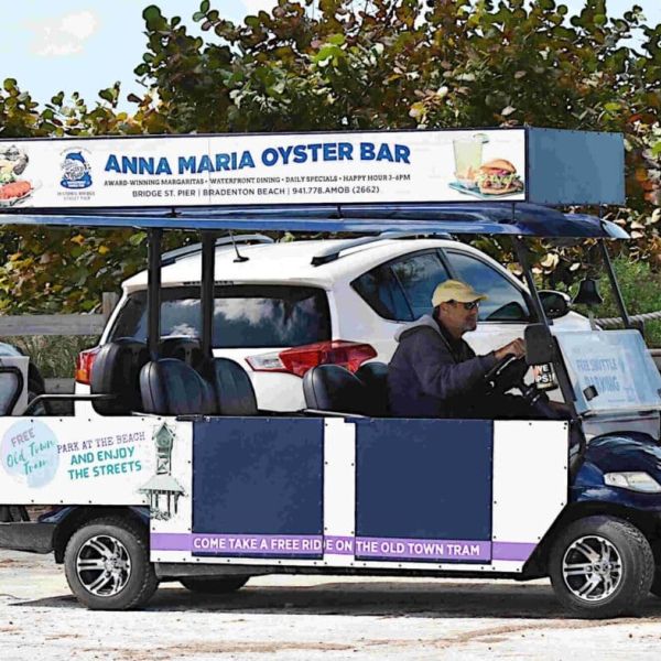 Old Town Tram picking up steam