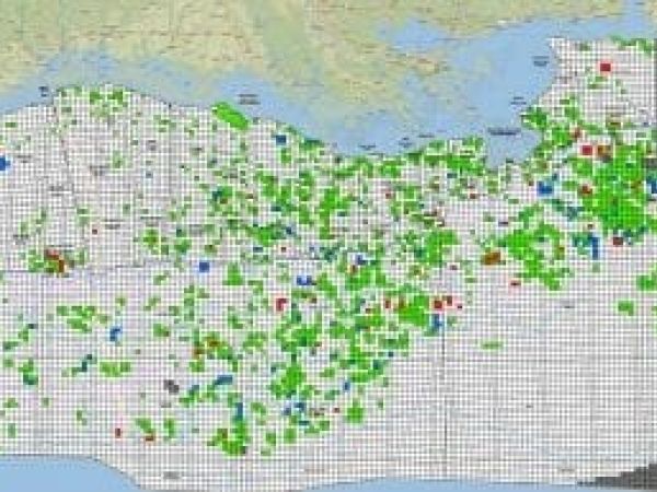 oil lease map