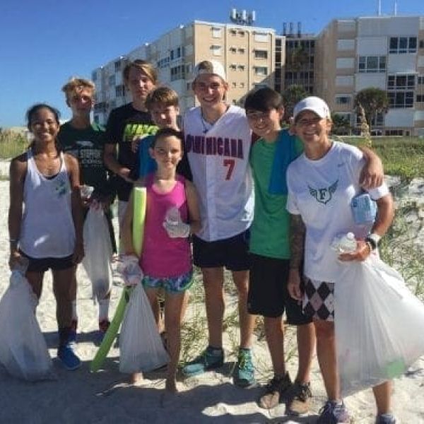Fourth of July beach cleanup