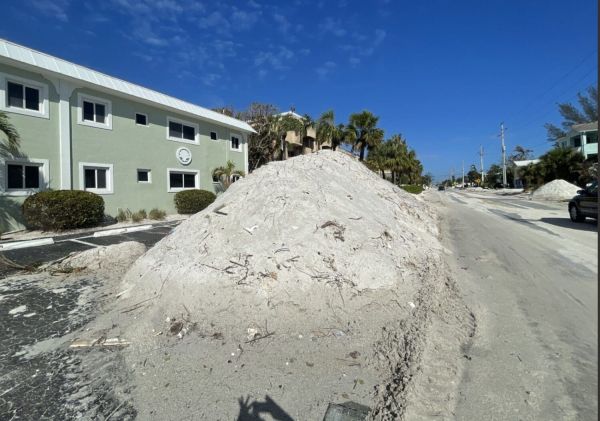 Debris pick-up impeded in Bradenton Beach
