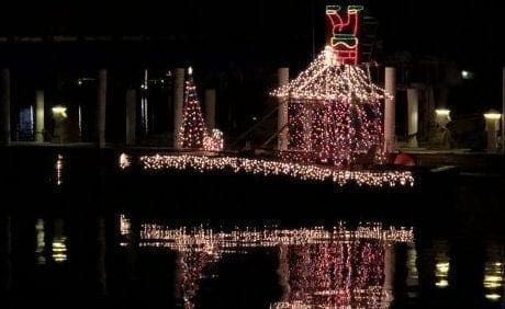 Bradenton Beach Christmas on Bridge Street Winning boat