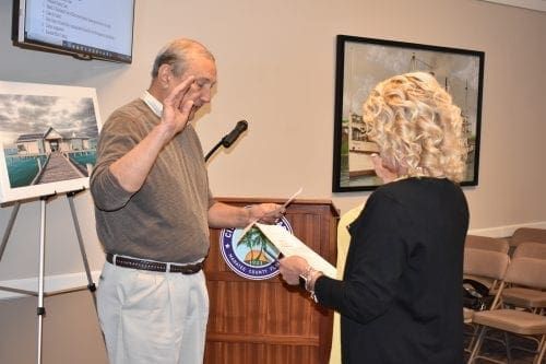 Anna Maria swearing in Murphy