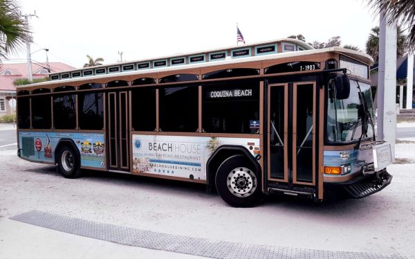 Island resident arrested for allegedly damaging trolley bus