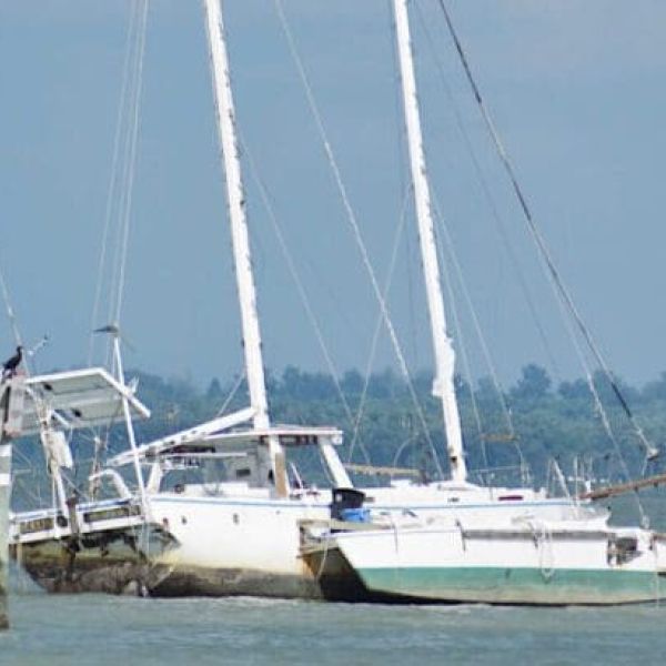 Derelict sailboat removal expected soon