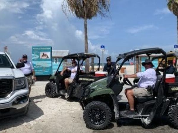 Muted July 4 celebrations at Manatee Beach