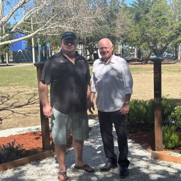 Family, friends honor AME teacher with memorial garden