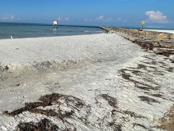 Idalia erodes Island beaches