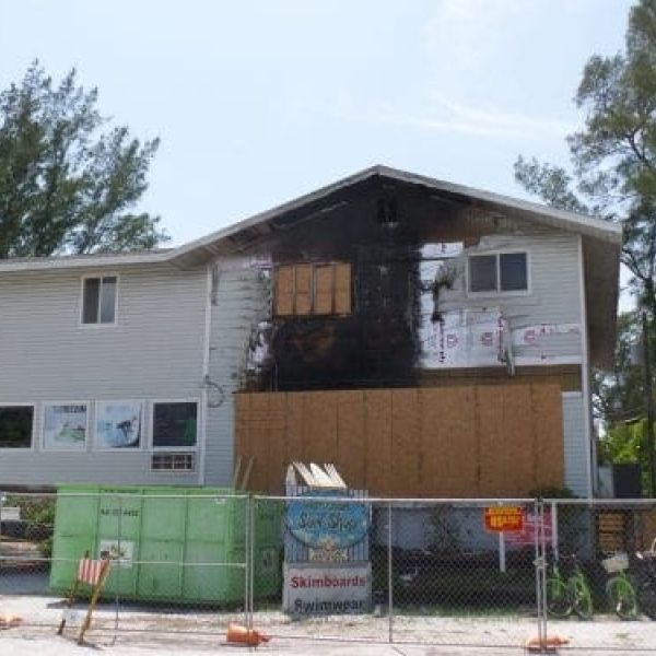 West Coast Surf Shop fire