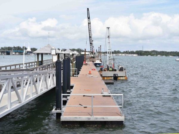 Police department boat lift back on track