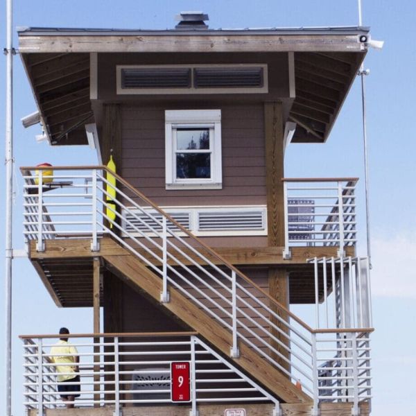 Newly constructed Coquina Beach lifeguard tower #9