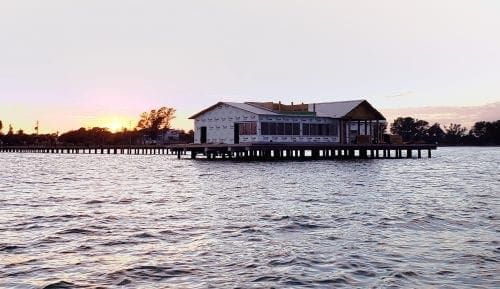 New pier takes shape