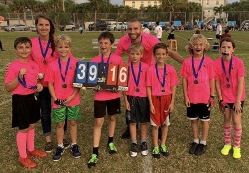 Youth flag football finals names three champions