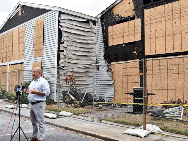 County commissioner assisting families displaced by fire
