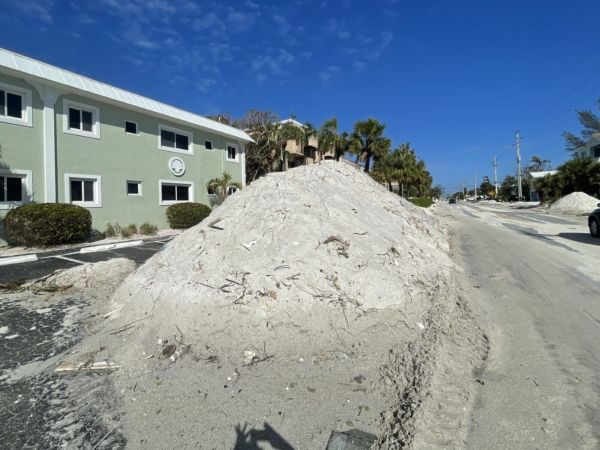 Debris pick-up impeded in Bradenton Beach