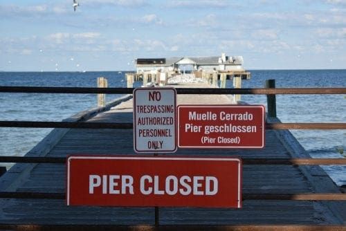 Anna Maria City Pier demolition