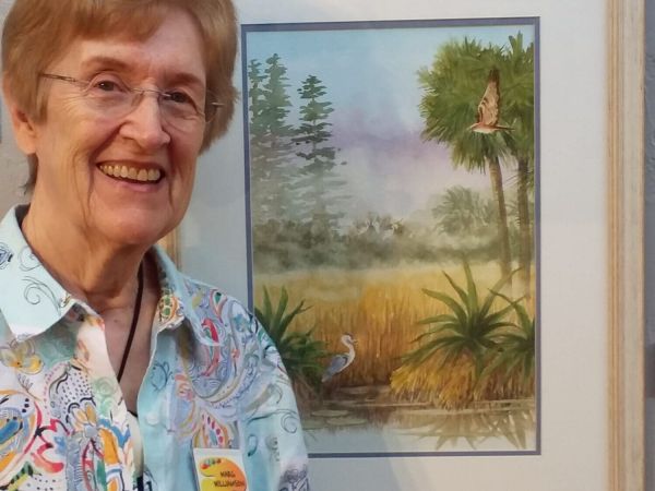 Realistic watercolors portray Gulf coast