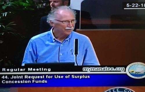 Manatee County concession fund