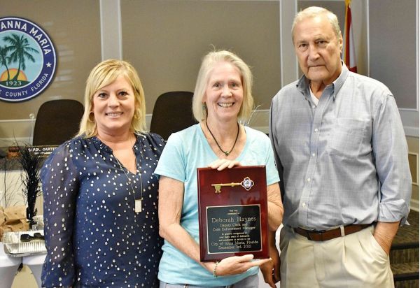 Anna Maria bids fond farewell to Debbie Haynes