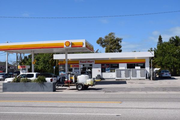 Hurricane floods local gas station tanks