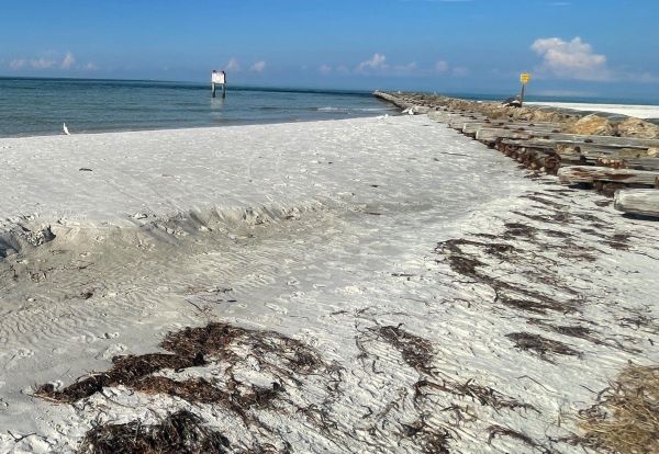 Idalia erodes Island beaches