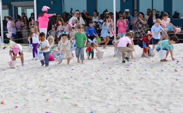 Moose kids enjoy Easter egg hunt
