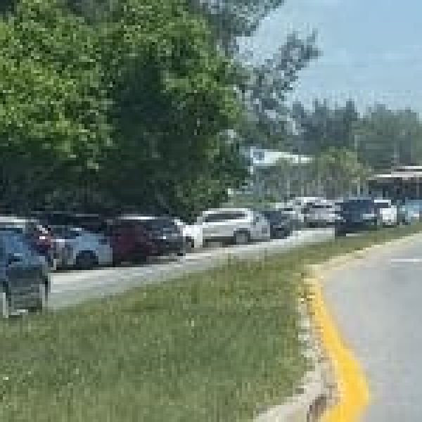 Holiday crowds, traffic overwhelming
