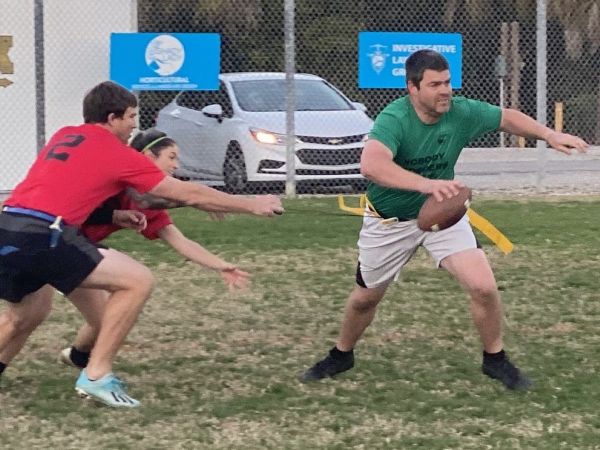 Adult flag football standings take a turn