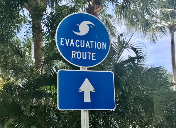 Evacuation sign
