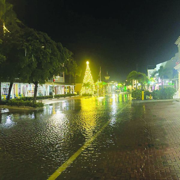 Storm, high tides flood AMI