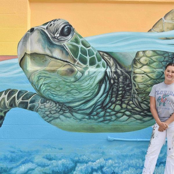 Chiles Group commissions turtle-themed mural