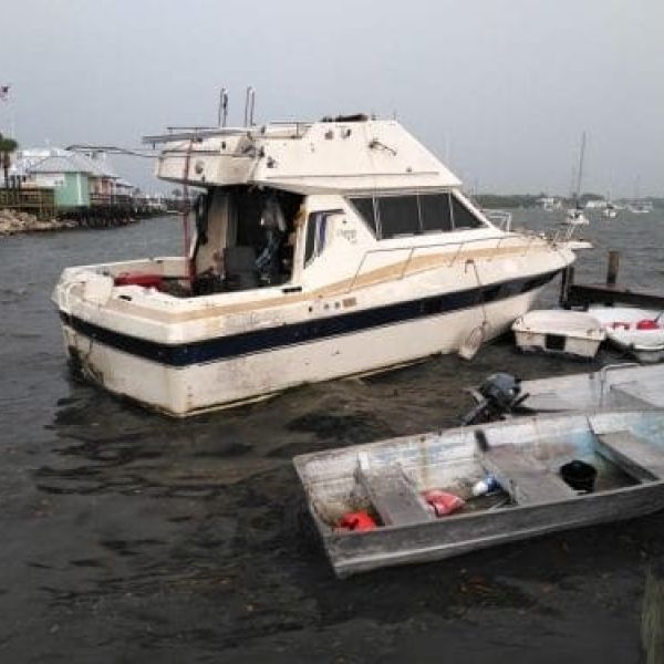 Vessels break free, threaten new dock