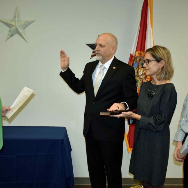 Farrington sworn in as elections supervisor