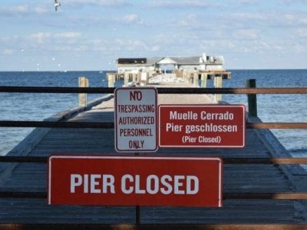 Anna Maria City Pier demolition