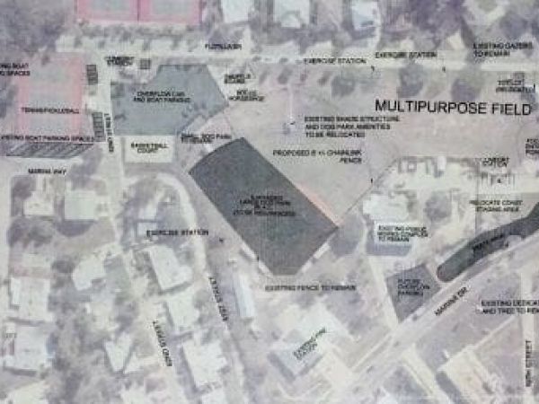 Holmes Beach city field update map