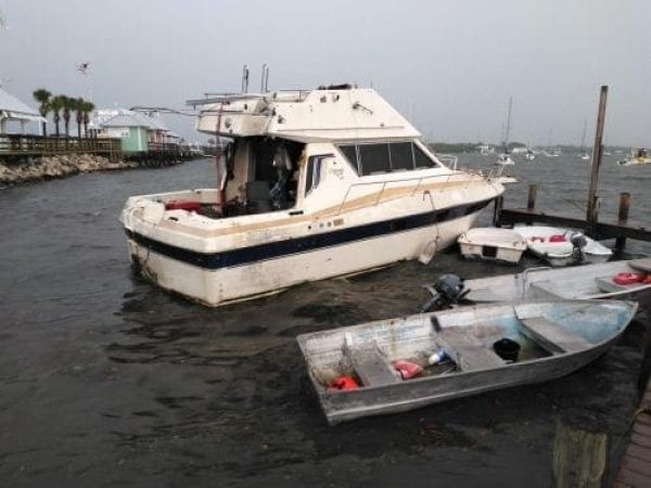 Vessels break free, threaten new dock