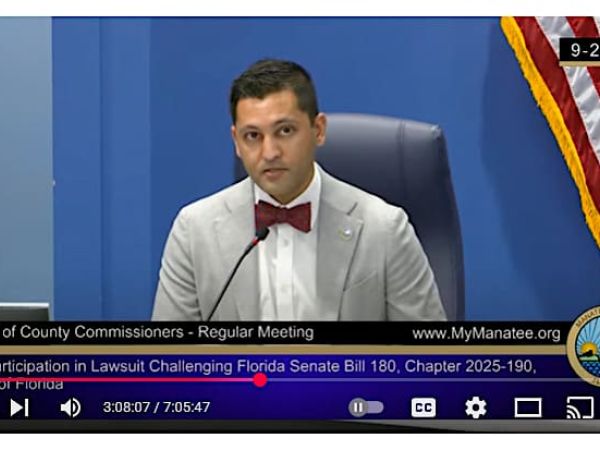 Manatee County joining SB 180 legal challenge