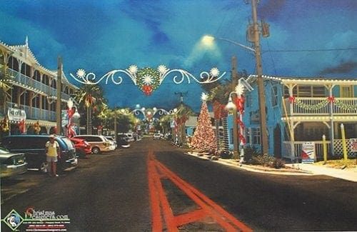 Bradenton Beach Christmas decorations