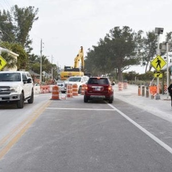 Portion of Gulf Drive will be reduced to one lane Tuesday