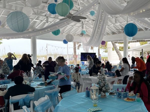 Sandbar party big fun for kids