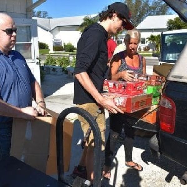 Roser Food Pantry gets a big helping hand