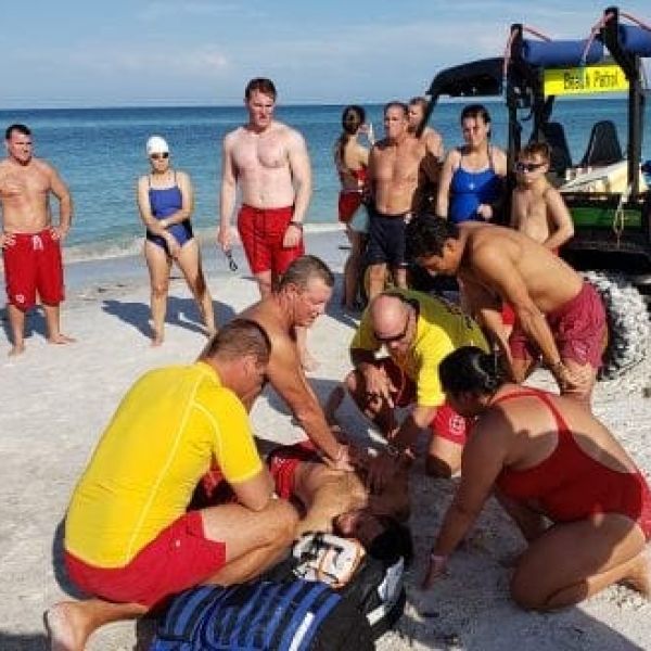 Pool, beach lifeguards train together