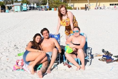 Spring break is in full swing