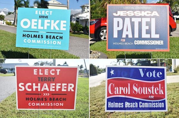 Police chief addresses campaign sign thefts