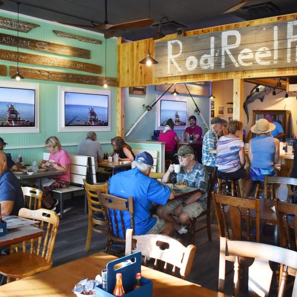 The Rod & Reel restaurant sets sail